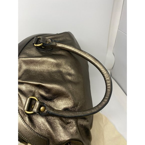 Attilio Giusti Leombruni bag Bronze Metallic Gold Leather Handbag AGL - Picture 13 of 16